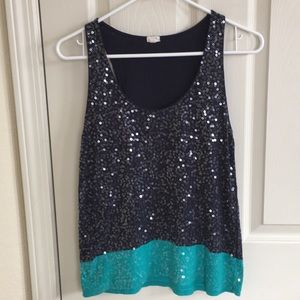 Jcrew Sequin Tank